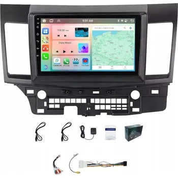 Autorádio AUTORÁDIO S GPS NAVIGACÍ ANDROID MITSUBISHI LANCER 2008-15 CARPLAY WIFI 6/128GB