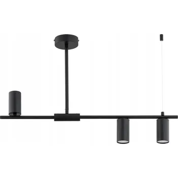 Moderní závěsné svítidlo 3xGU10 10W URANOS Alfa černé do obýváku