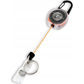 IP kamera Key-Bak - Retraktor Sidekick Duo - 60 cm - Průhledný