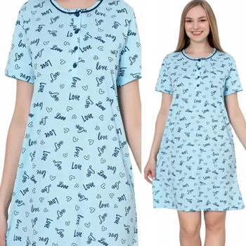 Dámská noční košile NOČNÍ TĚHOTENSKÁ KOŠILE na kojení porodu HIT XL