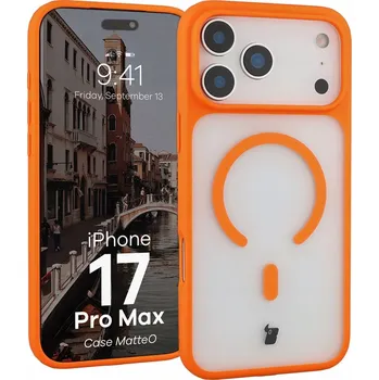 Pouzdro na mobilní telefon Zadní Kryt Bizon pro Apple iPhone 17 Pro Max oranžový