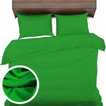Povlečení Povlečení FLEECE 160x200 + 2x70x80 FLEECE měkké teplé podzim zima zelené