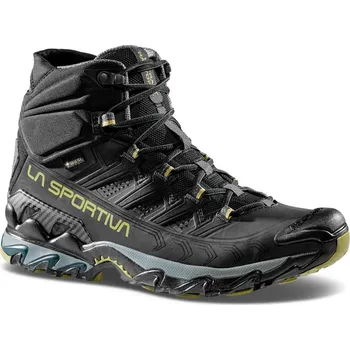 Pánská treková obuv Boty turistické LA SPORTIVA Ultra Raptor II Mid Leather GTX, Black/Cedar - 43,5