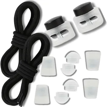 Tkaničky do bot Camerazar Elastické černé tkaničky do bot bez vázání se stahovačem