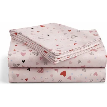 Prostěradlo Bavlněné prostěradlo do dětské postýlky LOVITA růžové 110x160 cm