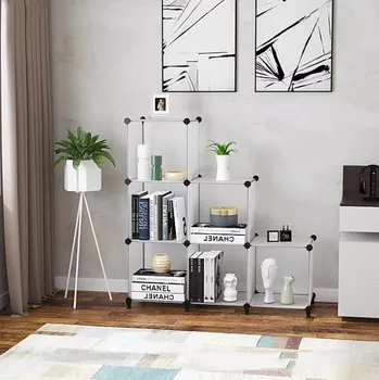 regál Modulární policový regál 6 boxů – šedý (KUB1G)