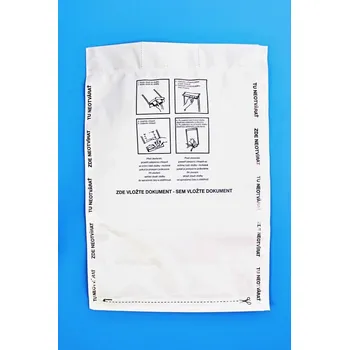Obalový materiál Bezpečnostní sáček, velký s kapsou na dokumenty (100 ks)