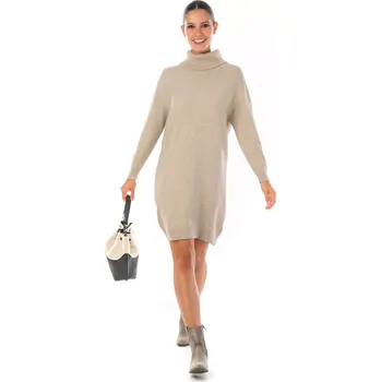 Dámské šaty Dámské šaty INGRID Béžová 40/42