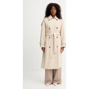 Dámský kabát Vlněný kabát MAX&Co. 2526016013200 béžová 01X, vel. 38
