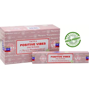 Čajovna Satya Vonné tyčinky Pozitivní Vibrace 15 g