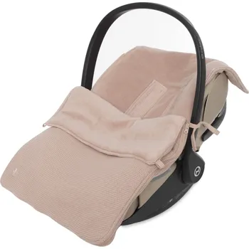 Zavinovačka Jollein Fusak do autosedačky Basic Knit Wild Rose