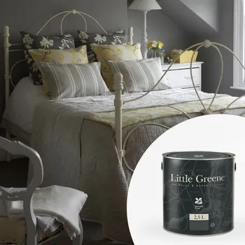 Olej na dřevo Little Greene Barva na kovový nábytek - Polomatná 2,5L - Intelligent Satin Vyberte odstín:: Middle Buff (122)