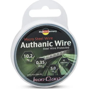 Saenger Iron Claw návazcové lanko Authanic Wire 0,40 mm 5 m