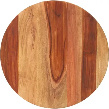 Psací stůl OMAXI Stolní deska masivní akáciové dřevo kulatá 15–16 mm 50 cm 793160