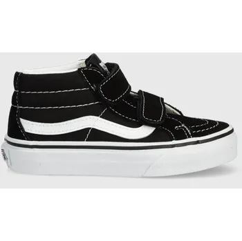 Chlapecká obuv Dětské tenisky Vans UY SK8-Mid Reissue V VN00018TBD61 černá barva 99X, EUR 27.5
