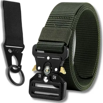 Opasek Camerazar Taktický vojenský popruh s kompasem zelený