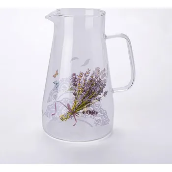 Skleněný džbán LEVANDULE 1450 ml