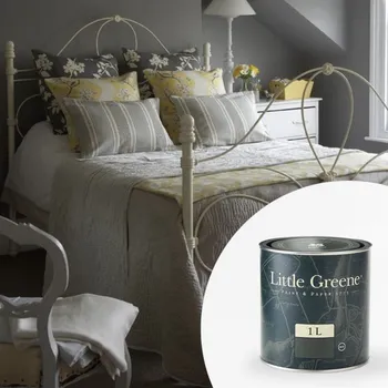 Olej na dřevo Little Greene Barva na kovový nábytek - Polomatná 1L - Intelligent Satin Vyberte odstín:: Narcissus (194)