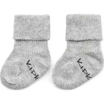 Dětská móda KipKep Dětské ponožky Stay-on-Socks 1 pár Newborn Grey