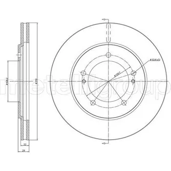 Brzdový kotouč Brzdový kotouč CIFAM 800-697