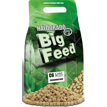 Umělá nástraha Haldorádó Pelety Big Feed C6 Pellet 6mm 2kg Příchuť: Tygří Ořechy