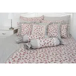 Podpěrová s.r.o. Bavlněné povlečení RŮŽIČKA MANON/ pepito Velikost: 200x220 cm (1 ks), 70x90 cm (2 ks) ŠEV na peřině