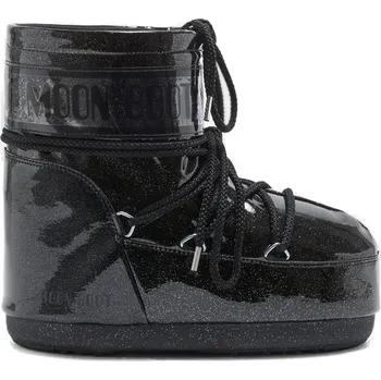 Dámská móda Dámské nízké zimní boty MOON BOOT-MB ICON LOW GLITTER-N001 BLACK Černá 39/41