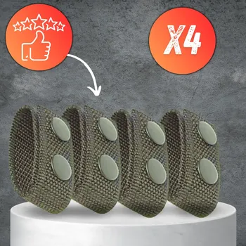 Opasek Camerazar Taktická nylonová přezka na pásek se dvěma sponami, sada 4 ks