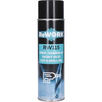 Barva ve spreji Řezný olej ve spreji 500ml pro účelné a rychlé použití při vrtání, protlačování, řezání, frézování a řezání závitů, vhodný pro všechny kovy i nerezavějící
