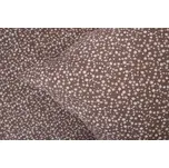Podpěrová s.r.o. Bavlněné povlečení HNĚDÉ KYTIČKY tmavé Velikost: 200x200 cm (1 ks), 70x90 cm (2 ks) ŠEV na peřině