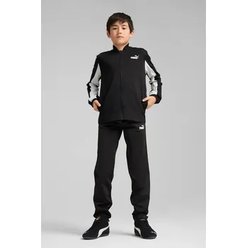 Dětská tepláková souprava Puma Poly Baseball Suit B 686295 černá 99X, vel. 140