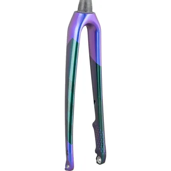 Vidlice na kolo Pevná vidlice TREK Fork Rigid Crockett F/S 330mm, 45mm Emerald Iris/Purple Flip