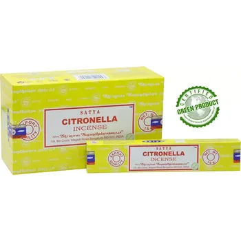 Čajovna Satya Vonné tyčinky Citronella 15 g