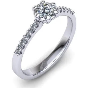 Prsten PZAU180028 Zásnubní prsten Materiál: Bílé zlato 14kt, Velikost: 72