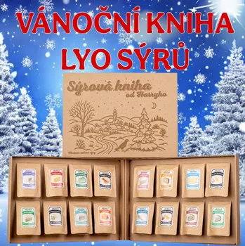 Dárková krabička Shawnee VELKÁ VÁNOČNÍ KNIHA LYO SÝRŮ 16ks