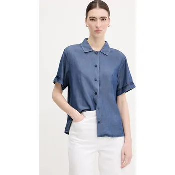 Oblečení a móda Košile United Colors of Benetton 5KHNDQ0BW námořnická modř 59X, vel. XS