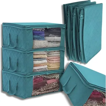 Organizér oblečení Camerazar Organizér na šaty a ložní prádlo, 3 díly