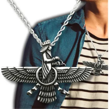 Náhrdelník Camerazar Pánský stříbrný perský náhrdelník s přívěskem z chirurgické oceli