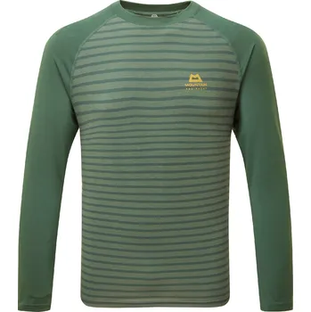 Pánské Tričko Mountain Equipment Redline Long Sleeve T-shirt Men's Barva: Fern Stripe/Fern, Velikost: M