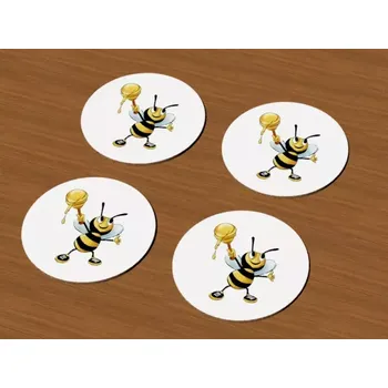 Podtácek Pelisport Podtácek včela sada 4 ks