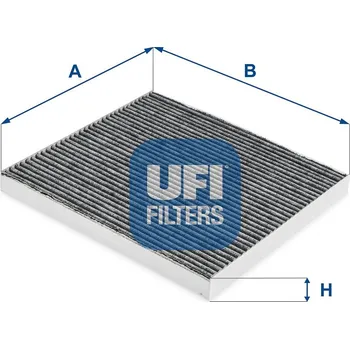 Ventilátor topení a klimatizace Filtr, vzduch v interiéru UFI 54.273.00