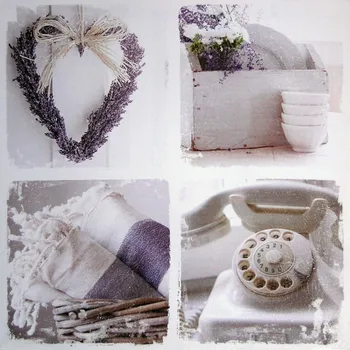 Obraz Obraz na plátně Levandule koláž, 50x50 cm