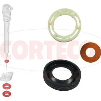 Systém vstřikování Sada těsnicích kroužků, vstřikovací ventil CORTECO 49445011