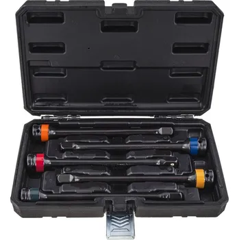 Gola hlavice Sada úderových prodlužovacích adaptérů pro ALU kola 1/2" 200mm Falcon F08541