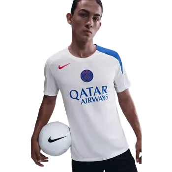 Pánské pleteninové tričko Nike PSG 25/26 Strike bílé