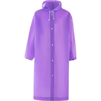 Pláštěnka Camerazar Fialový voděodolný EVA plášť proti dešti