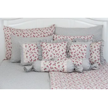 Povlečení Podpěrová s.r.o. Krepové povlečení RŮŽIČKA MANON/ pepito Velikost: 240x200 cm (1 ks), 70x90 cm (2 ks) ŠEV na peřině