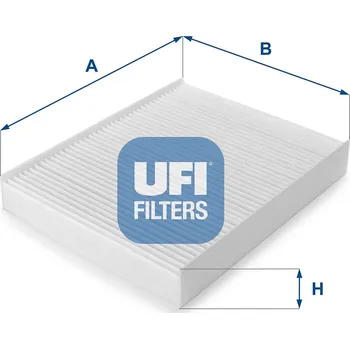 Ventilátor topení a klimatizace Filtr, vzduch v interiéru UFI 53.076.00