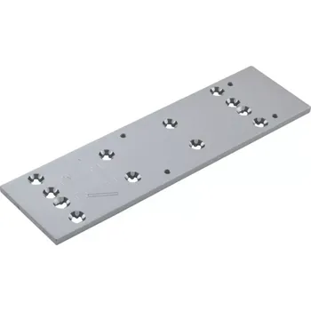 Zavírač dveří Montážní deska DORMA TS 83 stříbrná pro dveřní zavírače Dorma TS83