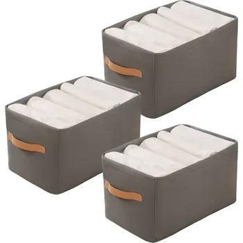 Organizér oblečení Camerazar Organizér na oblečení, sada organizérů 3 ks, pevný do skříně, box